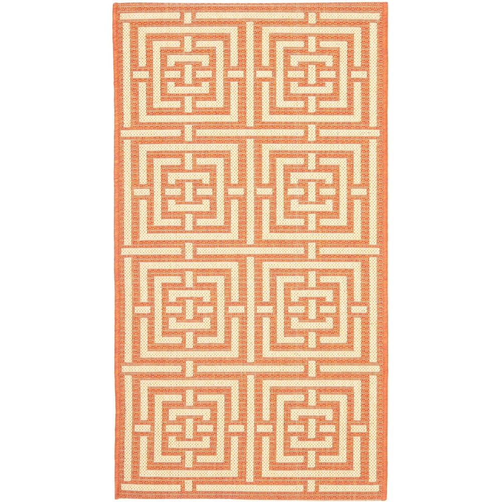 SAFAVIEH Courtyard Errica Indoor/ Outdoor Waterproof Patio Backyard Rug