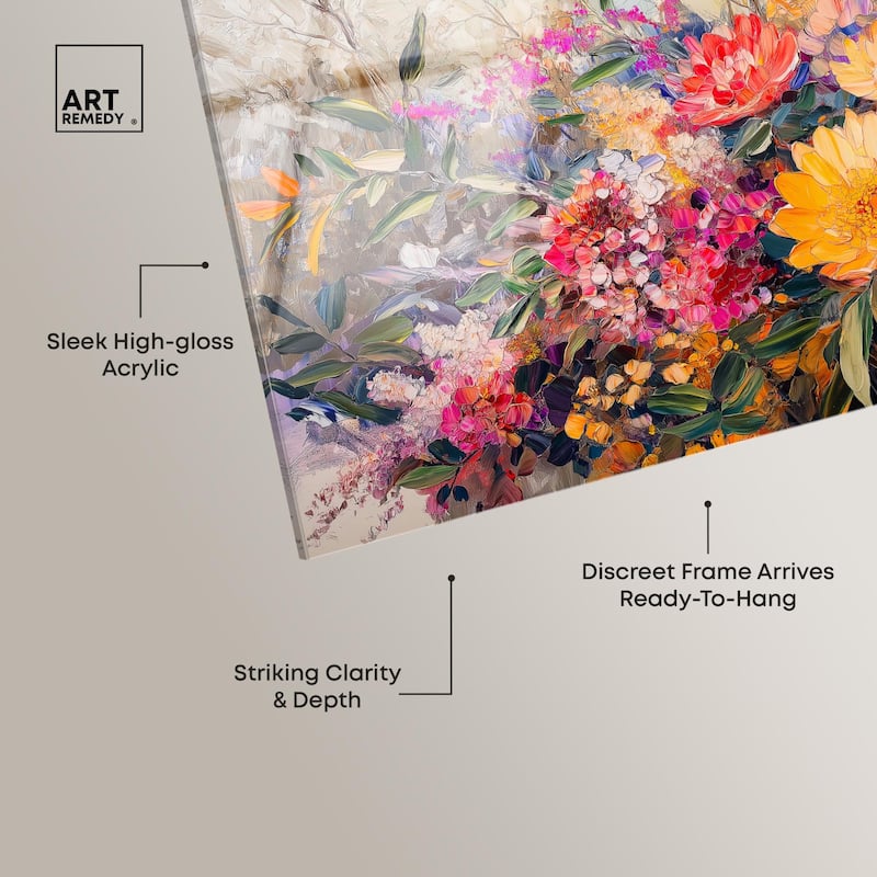 Amber Auras Acrylic by Art Remedy, Ready to Hang
