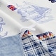 preview thumbnail 4 of 3, Kids Boys Printed 600 Thread Count Soft Cotton Blend Percale Duvet Cover Set with Corner Tie and Zipper, Nautical Sailing Boat