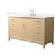 Option White Oak / White Quartz Top / Brushed Nickel