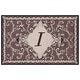 preview thumbnail 15 of 21, SAFAVIEH Handmade Monogram Galatea Rug 2'6" x 4' - I - Mocha - Rectangle