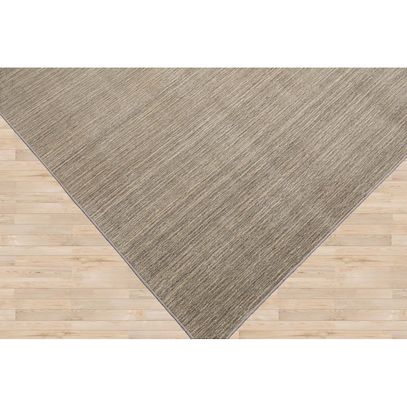 Beige Hand Woven Textured Oriental Area Rug Multi Sizes Wool