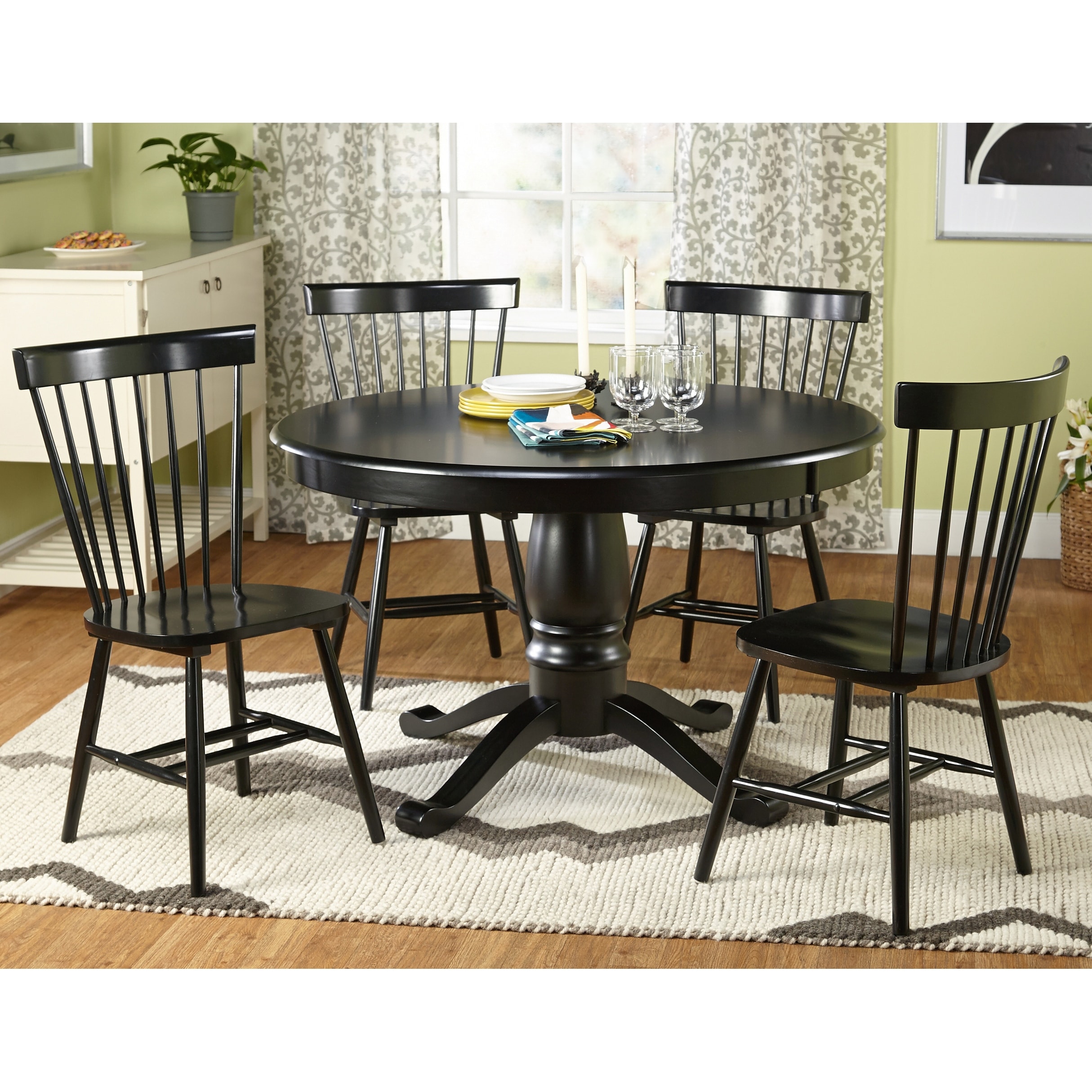 Simple living alexa discount round dining table