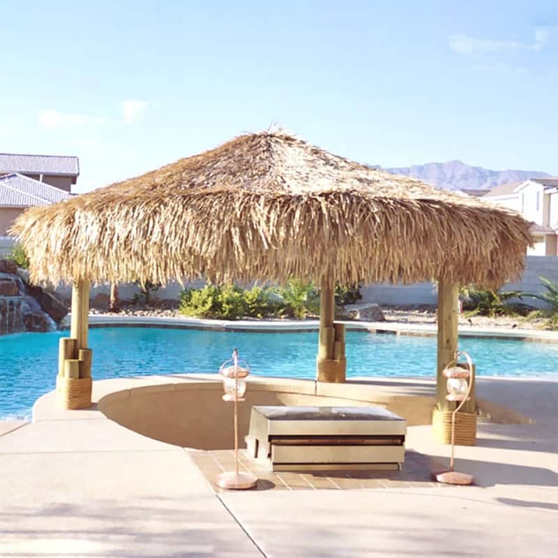 Mexican Palm Thatch Umbrella Cover Palapa Thatch Roofing for Tiki Hut