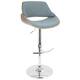 Option Blue Noise Fabric/Walnut/Chrome