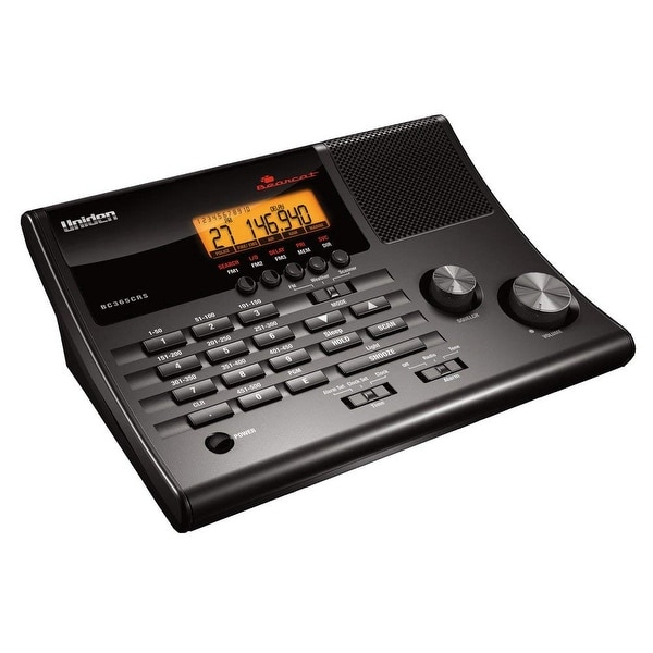 Uniden BC365CRS FM Radio Scanner w/ LCD Display & Clock/Alarm