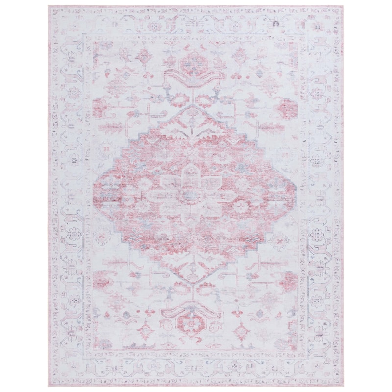 SAFAVIEH Tucson Machine Washable Slip Resistant Eloise Traditional Rug