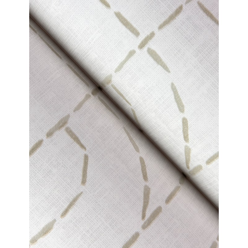 A-Street Prints Integrity Dove Arched Outlines Wallpaper