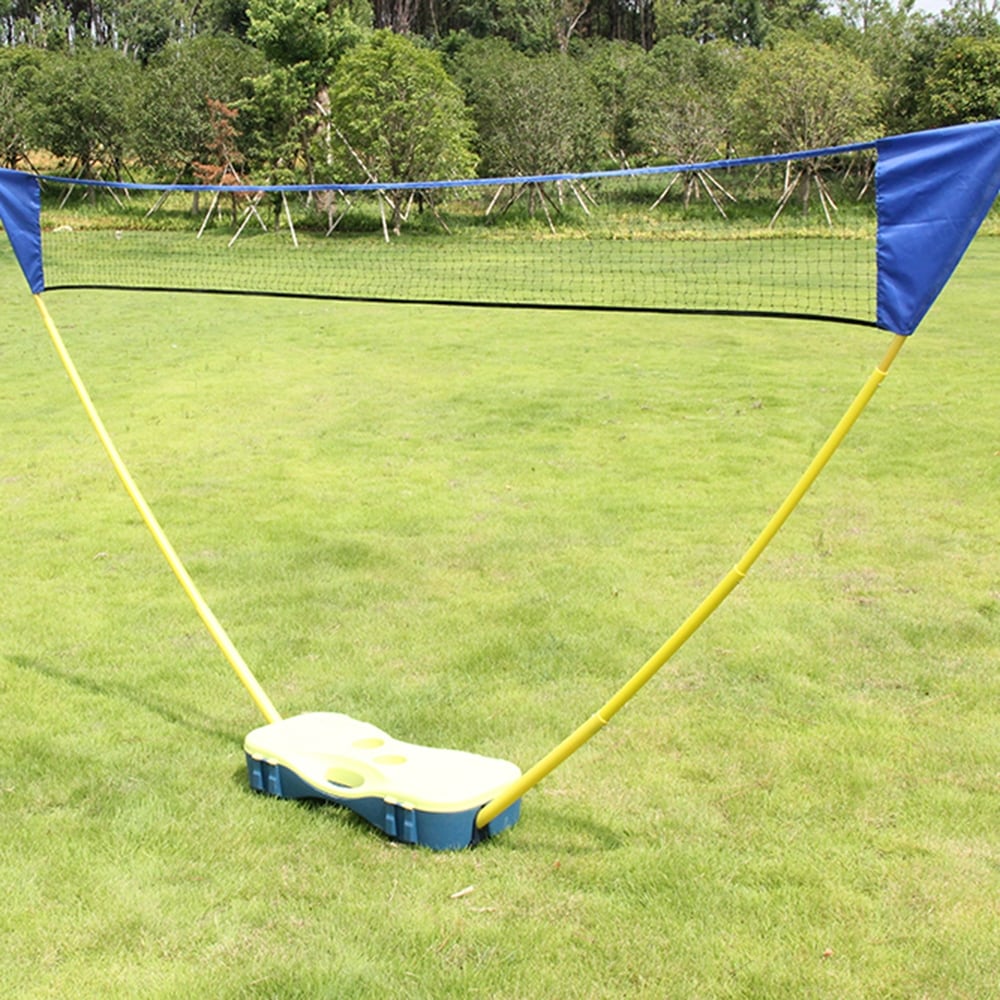 portable badminton net with stand