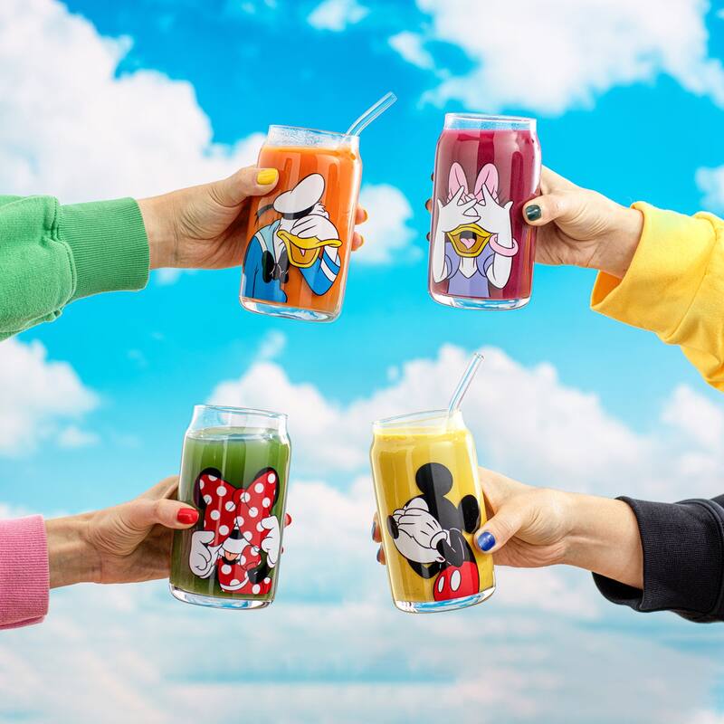 Disney Mickey Mouse & Friends Peek-a-Boo Tumbler Glasses
