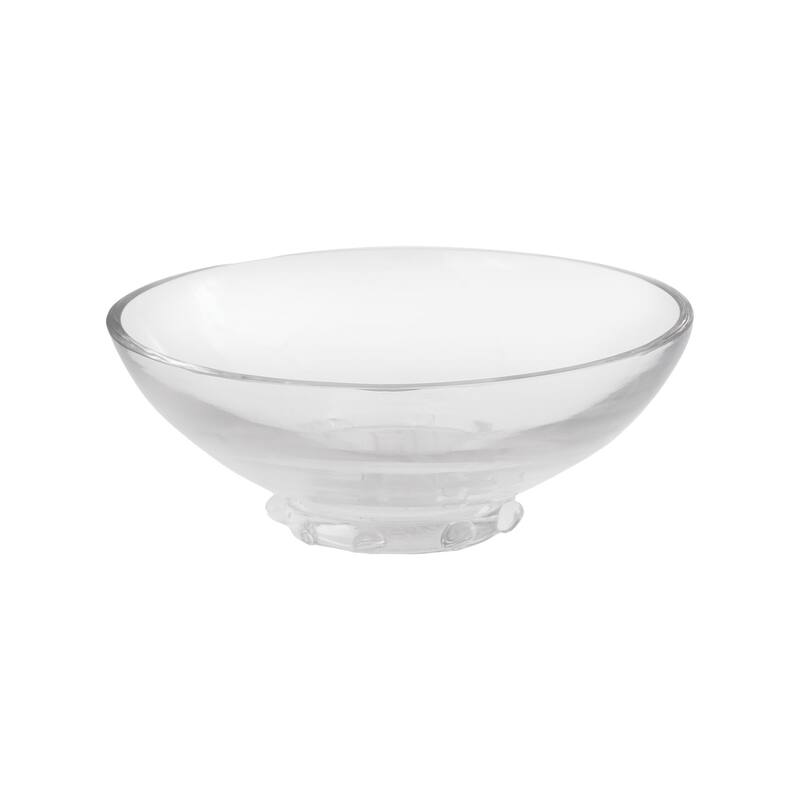 Elk Home Clear Finish Contemporary Glass 8 Inch Wide Bowl