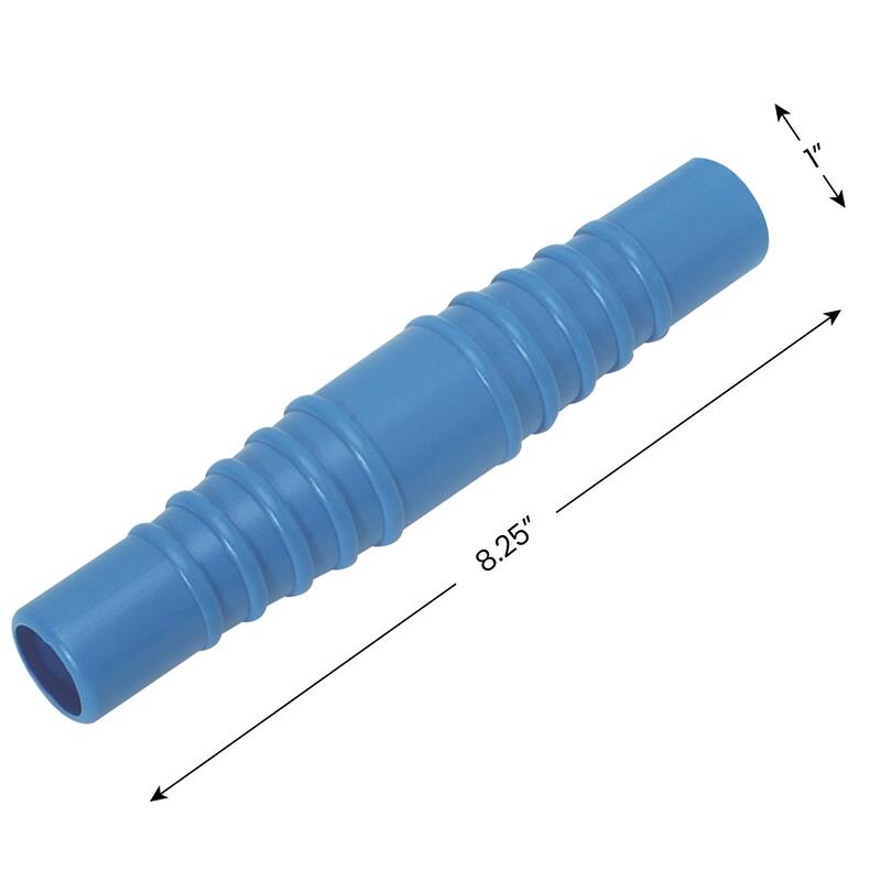 8.25-Inch Blue HydroTools Hose Coupler Swimming Pool Accessory