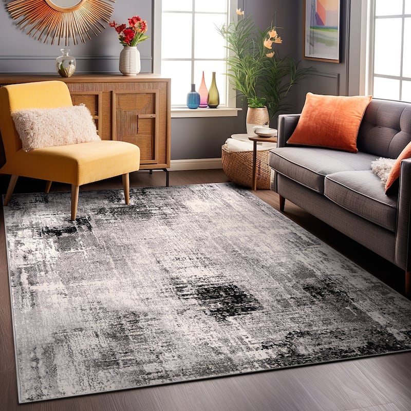 World Rug Gallery Dublin Contemporary Abstract Area Rug