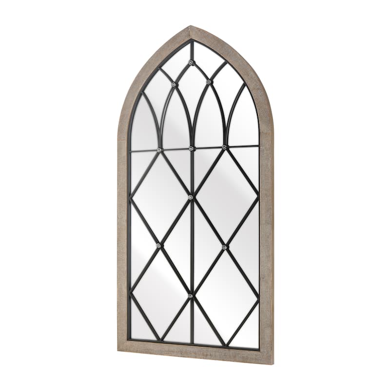 Elk Home Irya Wood Tone Wood Composite 26.5 Inch Wide Mirror