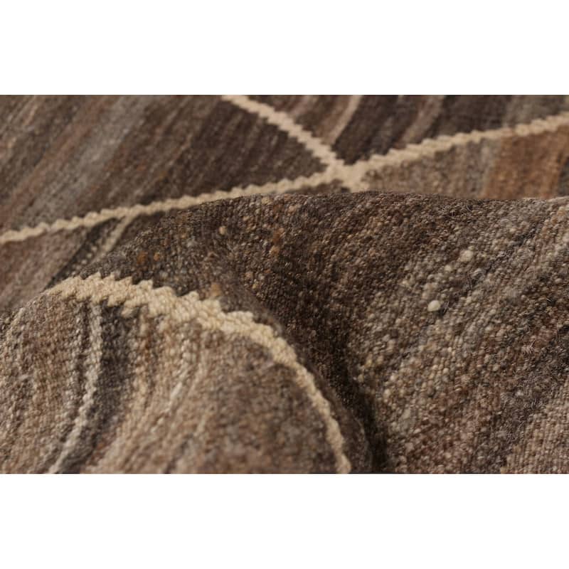 Sivas Brown Kilim 6'10" x 9'7" - 6'10 x 9'7
