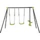 preview thumbnail 1 of 4, Heavy Duty Backyard Feature Swing Set,Swing Seats and Swing Glider Teens