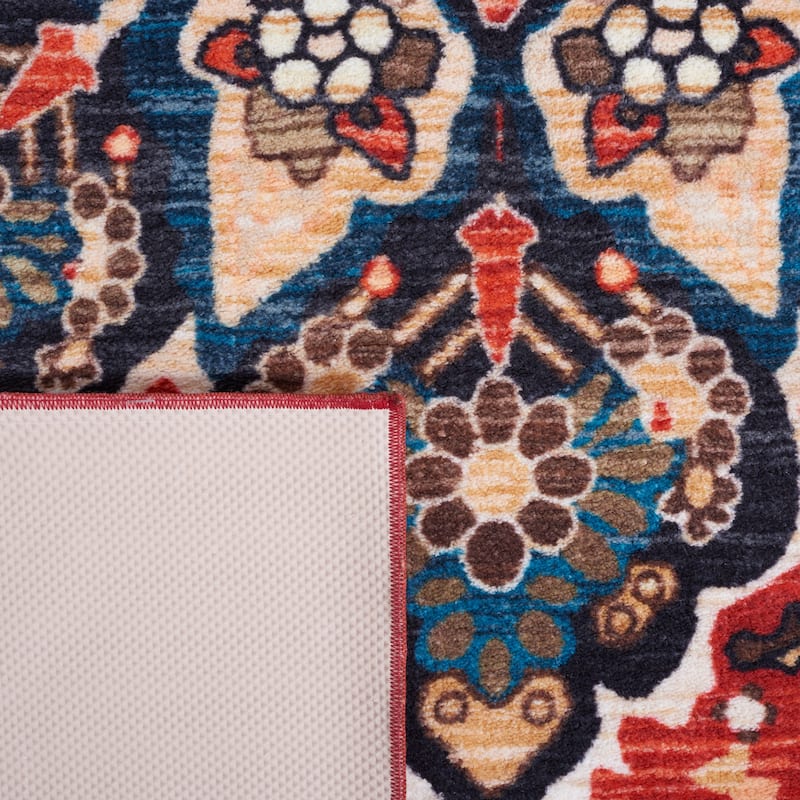 SAFAVIEH Riviera Machine Washable Slip Resistant Wilma Oriental Rug