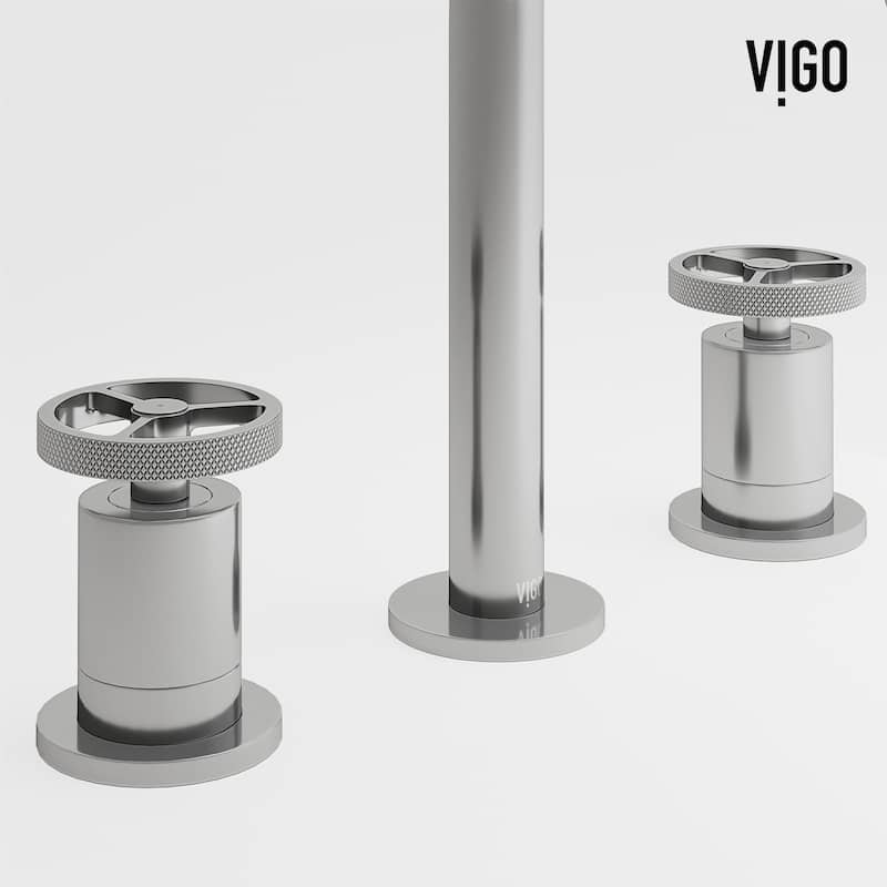 VIGO Cass 8" H 2-Handle Widespread Bathroom Faucet