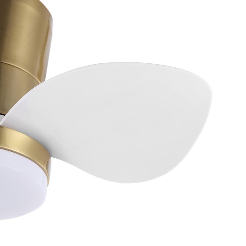 MLiAN 22 inch 3 ABS Blades Smart indoor LED Ceiling Fan with Remote