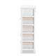 Madelia Modern and Contemporary 1-Drawer Wood Storage Unit-White