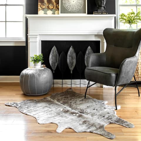 nuLOOM Tinley Spotted Faux Cowhide Area Rug