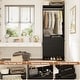 preview thumbnail 7 of 81, Cimly Closet System with Wood Drawers and Hanging Rods, Organizer Wardrobe for Walk-in and Reach-in Closet