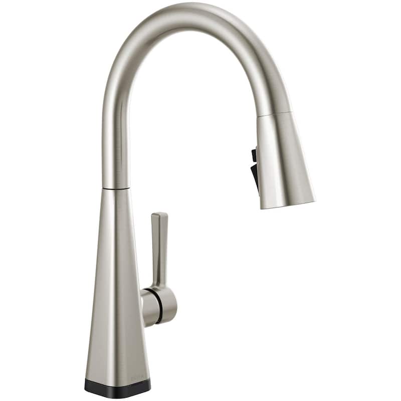 Delta Lenta Pull-Down Kitchen Faucet with On/Off Touch Activation,