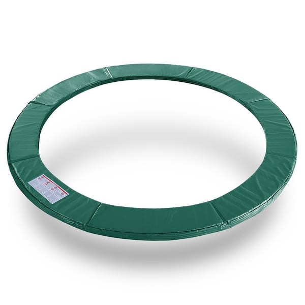 slide 2 of 16, ExacMe Trampoline Pad Replacement Safety Spring Cover Round 16 15 14 12 10 Foot, Dark Green 08Foot
