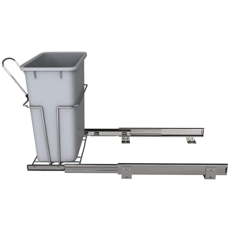 Rev-A-Shelf RUKD Series Bottom Mount Single Bin Trash Can - 20 Quart