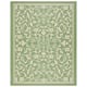 SAFAVIEH Courtyard Clarine Indoor/ Outdoor Waterproof Patio Backyard Rug - 5'3" x 7'7" - Olive/Natural