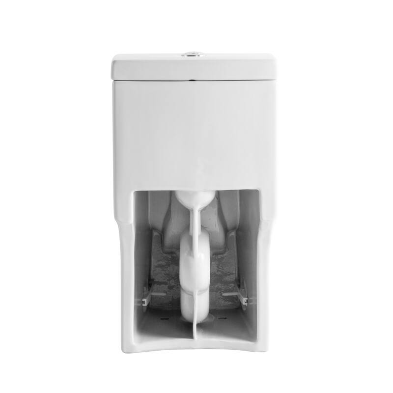 1.1/1.6Tornado Flush One-Piece Toilets,Button on the Tank top,Water-Saving Elongated Comfort Height Floor Mounted