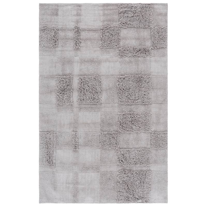 SAFAVIEH Handmade Easy Elli Care Machine Washable Rug - 4' x 6' - Grey