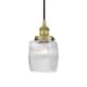 Option Brushed Brass / Clear Halophane
