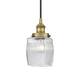 Option Brushed Brass / Clear Halophane