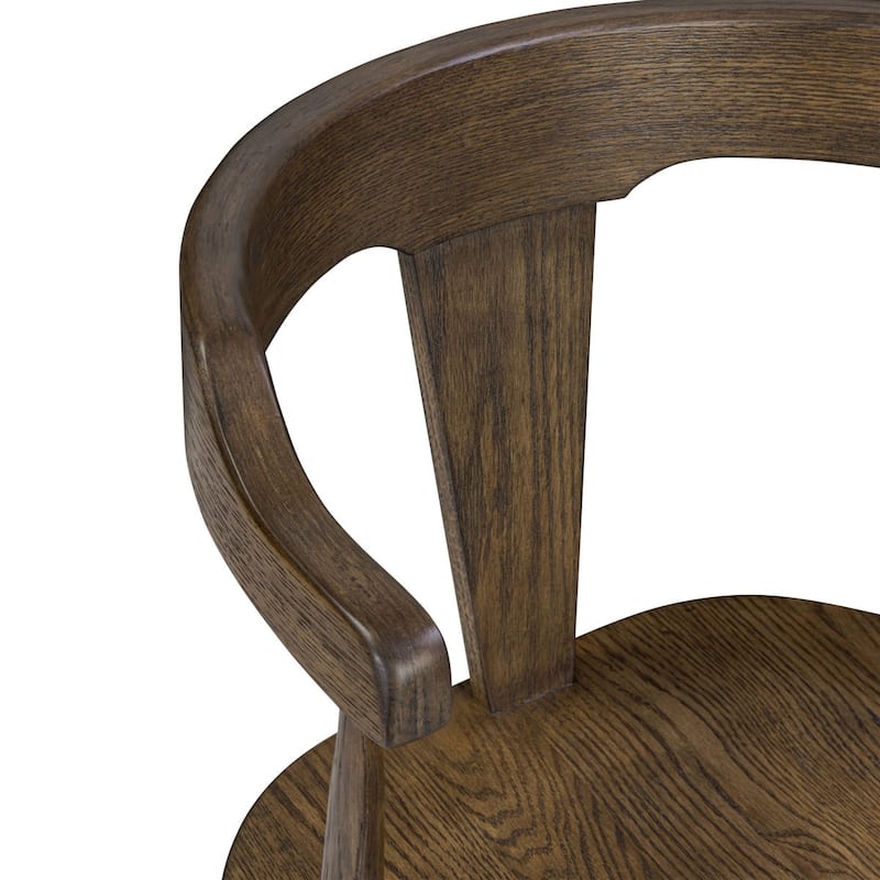 Poly & Bark Enzo Solid Oak Wood Dining Chair