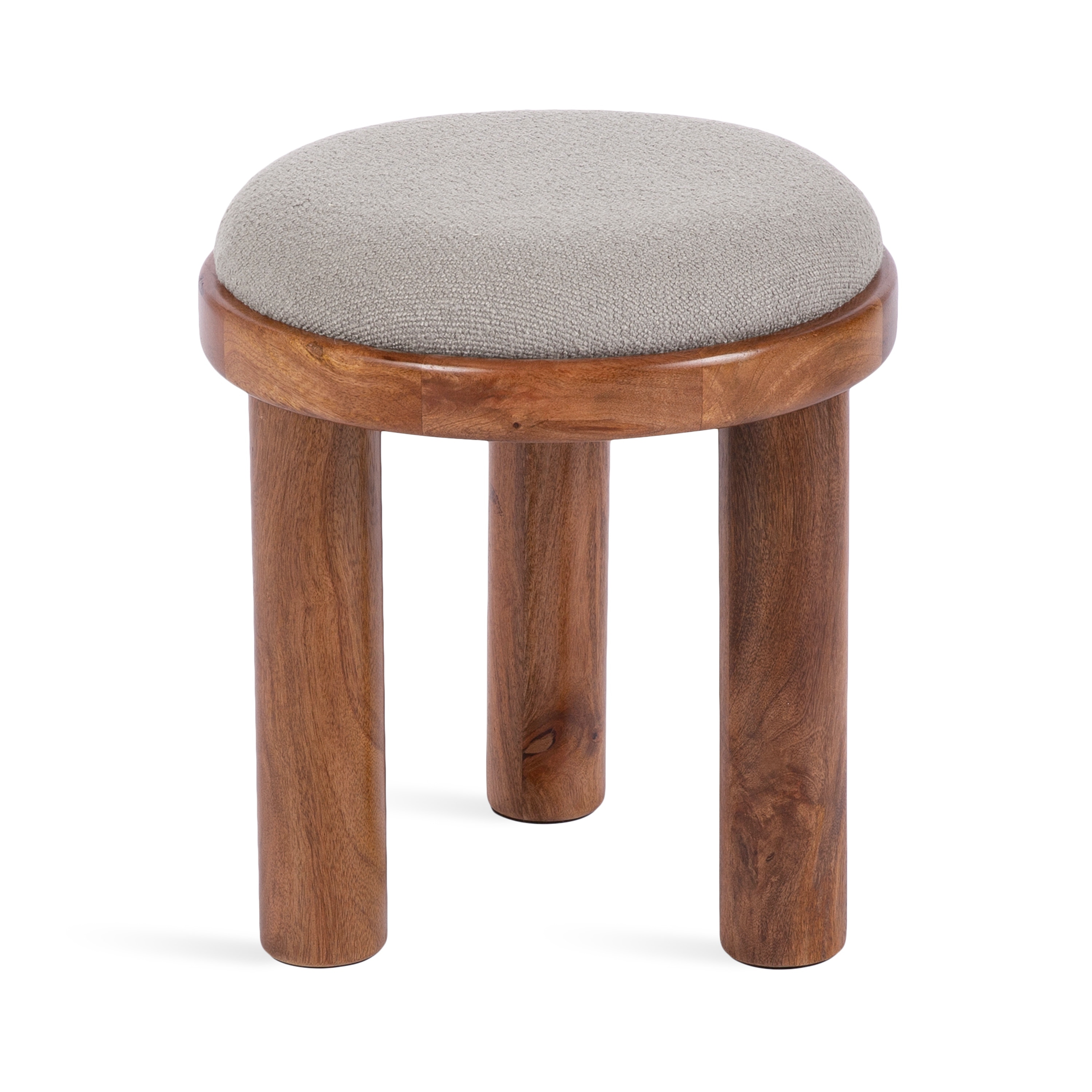 Kate and Laurel Zoda Round Ottoman with Legs