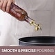 preview thumbnail 176 of 196, COOK WITH COLOR Glass Olive Oil Bottle Dispenser - 2 Pack- 17oz Oil and Vinegar Carafe Decanter