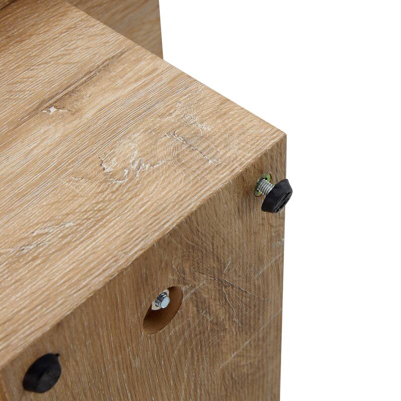 Wood Coffee Table Accent Table Sofa Side Table, Living Room Center Table with Spacious Top, Easy Assembly
