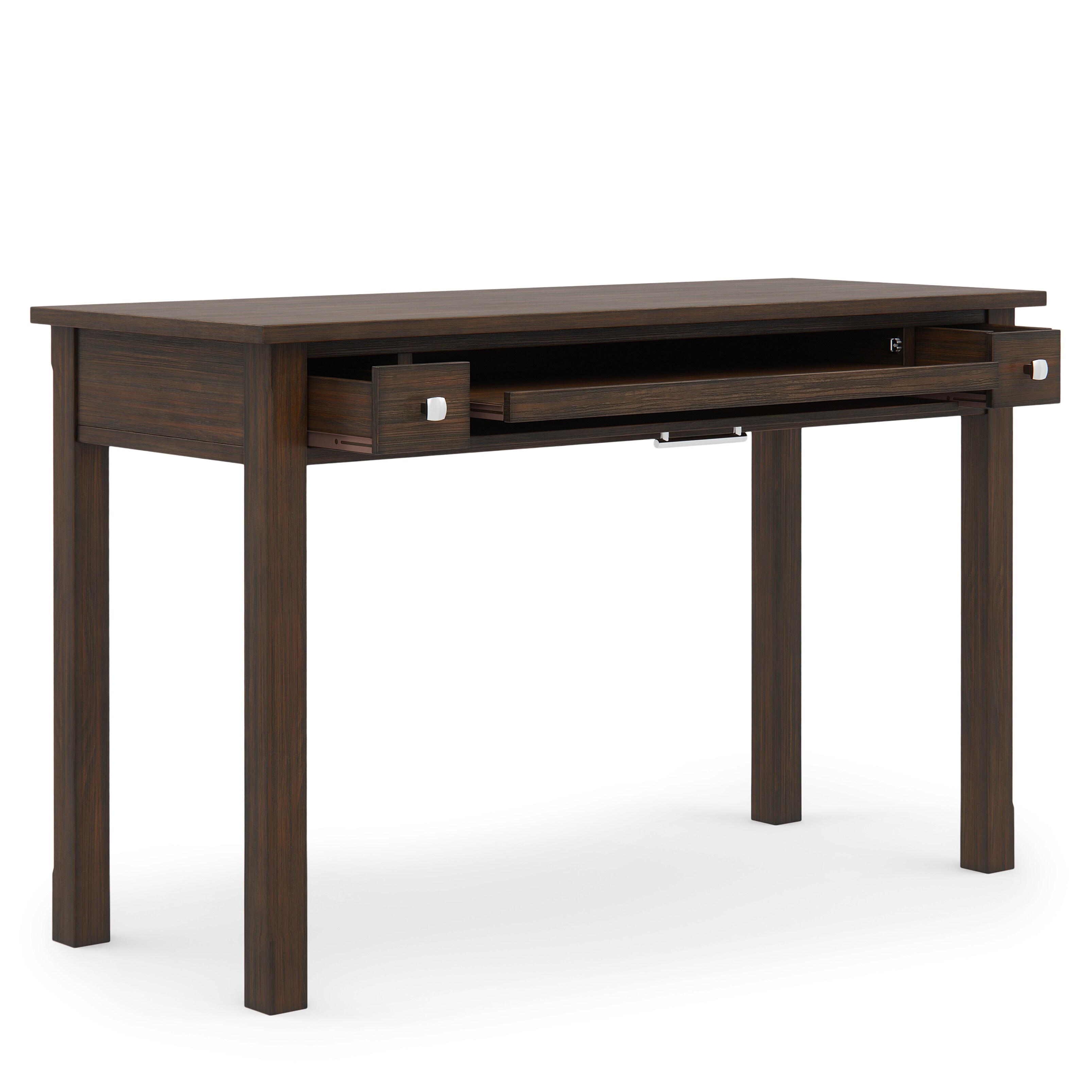 Wyndenhall sterling solid wood contemporary shop 42 inch wide home office desk