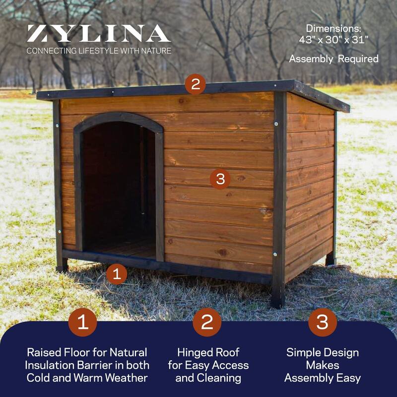 Zylina Large Cabin Home Dog House