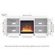 preview thumbnail 39 of 56, Quincy TV Stand with Fireplace Insert