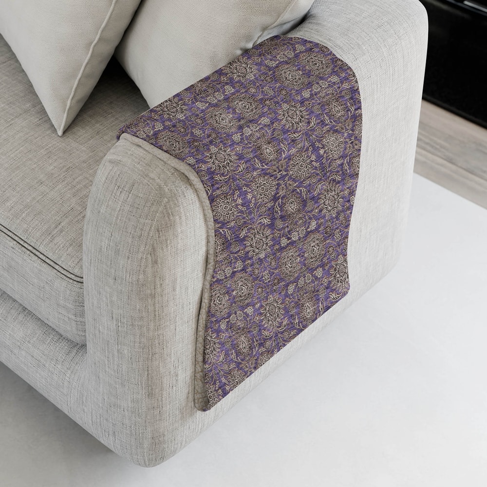 Premium Machine Washable Classic Traditional Sherpa Throw Blanket