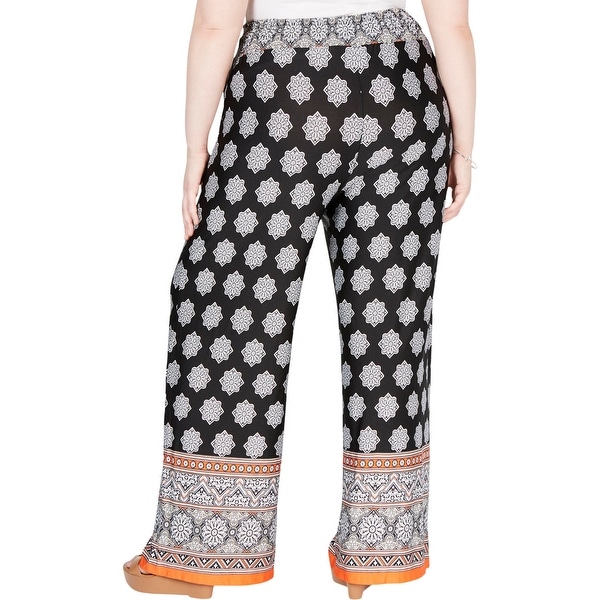 womens plus petite palazzo pants
