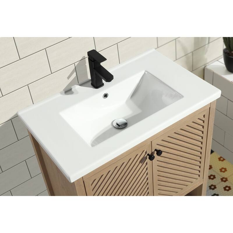 Ari Bath Selena 30" Bathroom Vanity Oak
