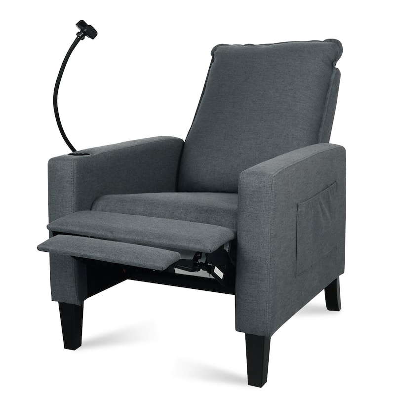 Adjustable Recliner Sofa for Adults with Mobile Phone Holder and Cup Holder