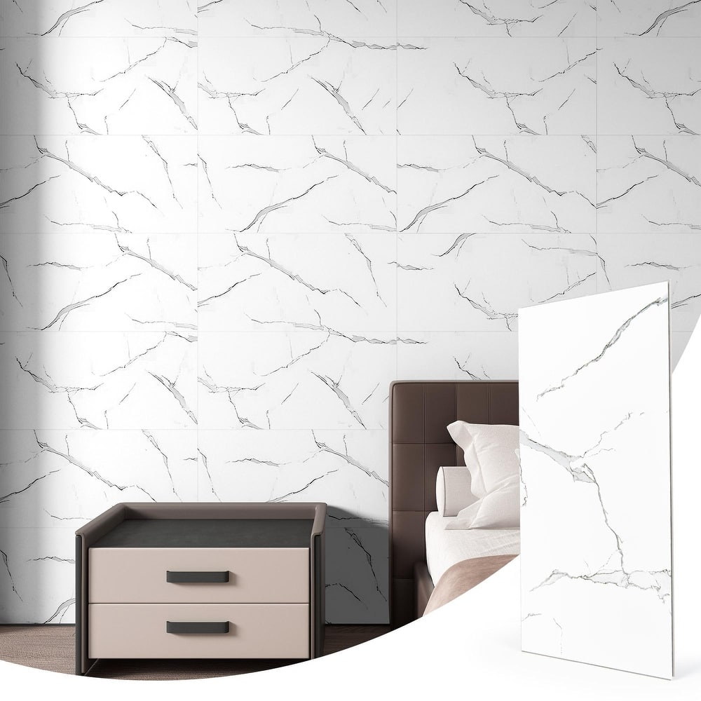 Art3d 10-sheet 24"x12" Interlock Wall Tiles Backsplash Tiles Cover 20 Sq.Ft.