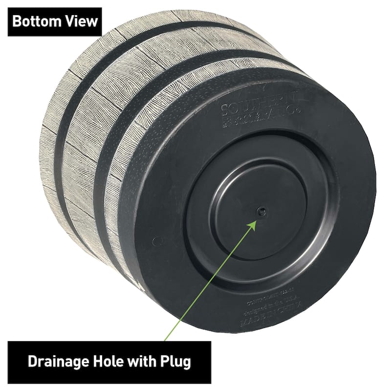 Southern Patio Whiskey Barrel Planter