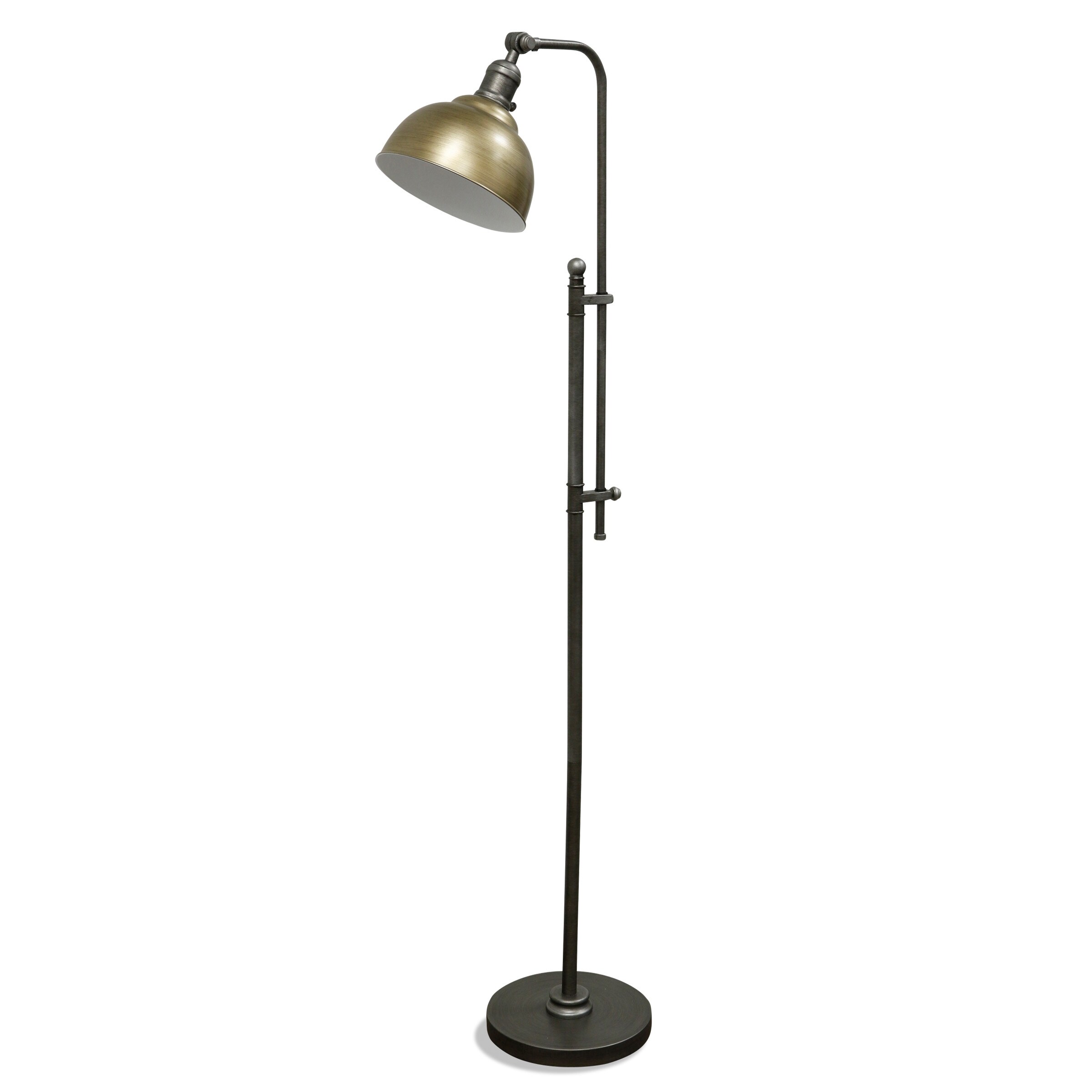 black and gold standard lamp