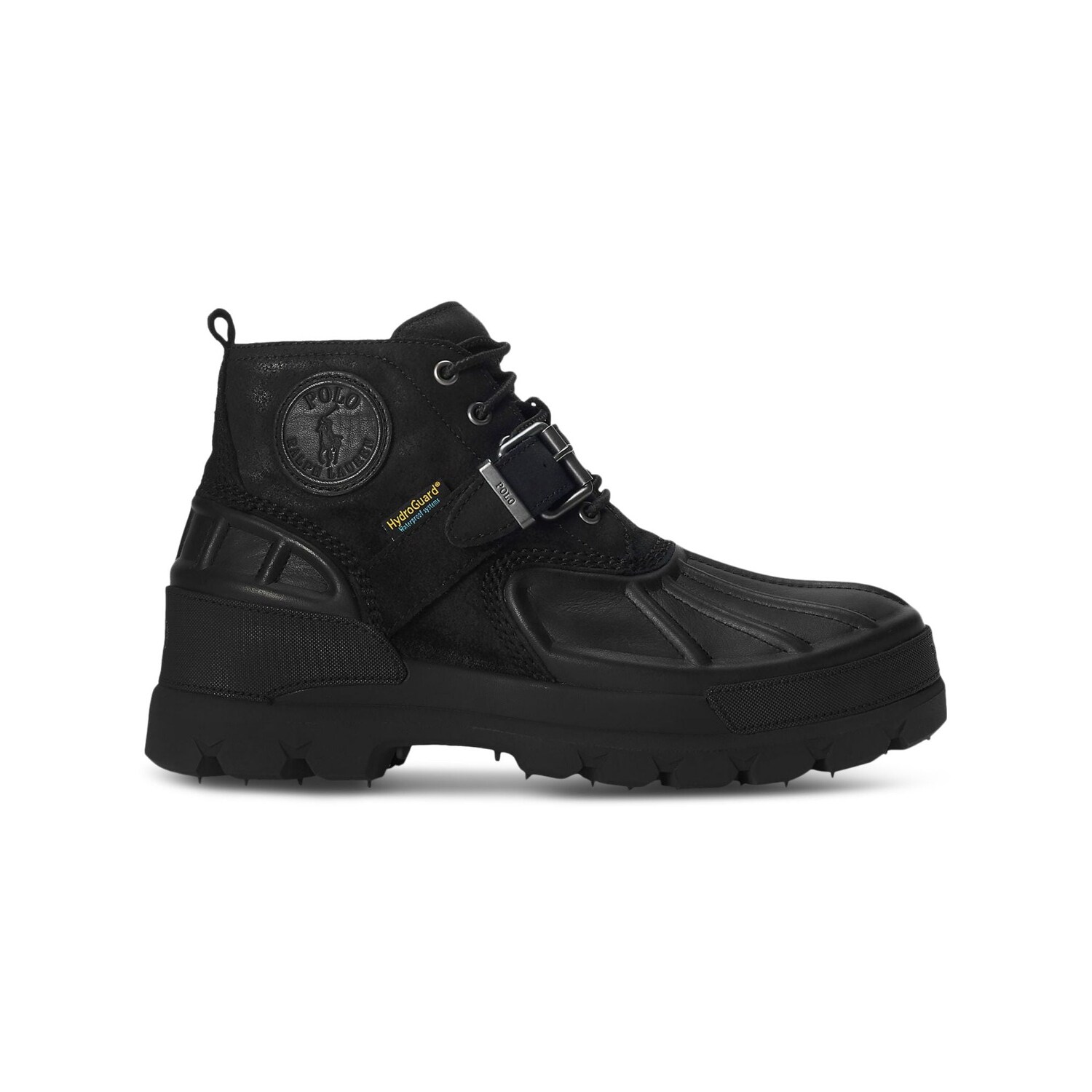 Ralph Lauren Men's Waterproof Buckle Accent Oslo Round Toe Wedge