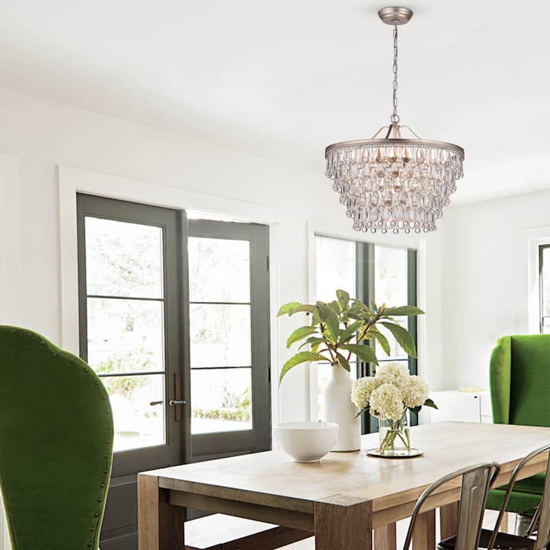Aura 6-Light Crystal Chandelier